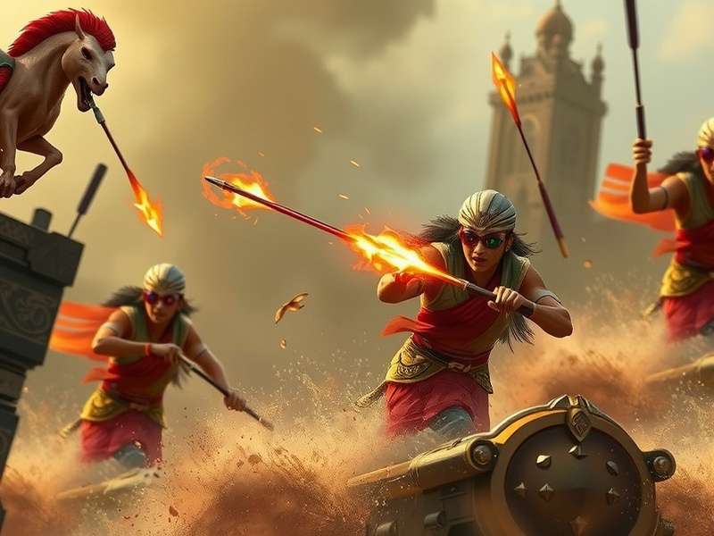 Delta Action गेम इंटरफेस और करैक्टर्स