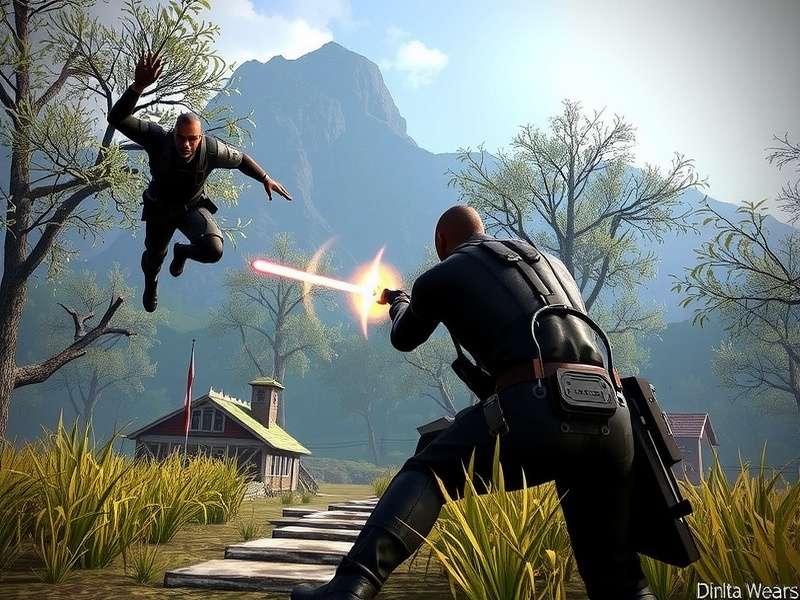 Metal Gear Solid Delta Action Gameplay Screenshot