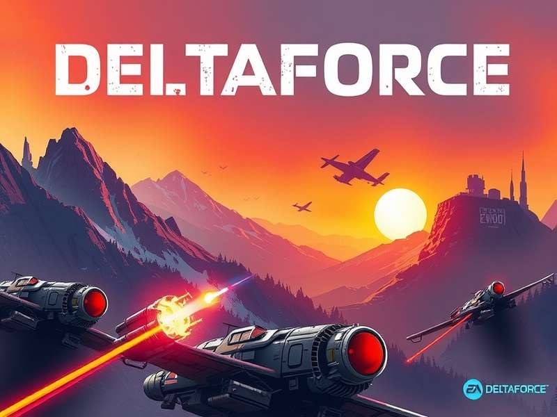 Deltaforce action gaming scene showcasing intense gameplay on a console