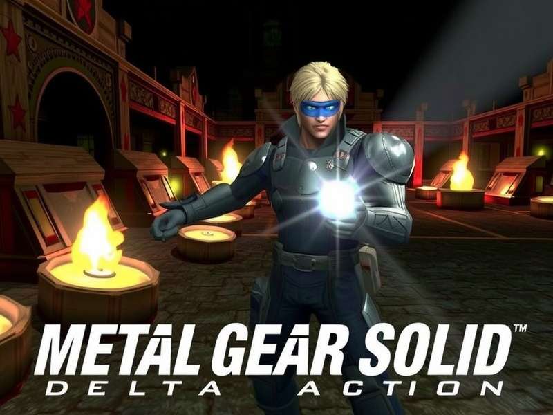 Metal Gear Solid Delta Action Gameplay Demo screenshot showing stealth takedown in jungle environment