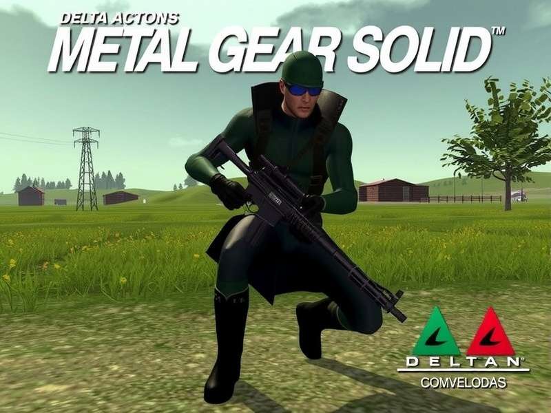 Metal Gear Solid Delta Action gameplay screenshot showing stealth combat