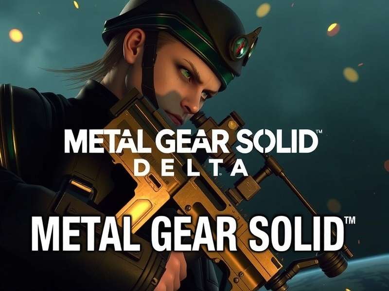 Metal Gear Solid Delta Action Gameplay Reveal Trailer screenshot showing Snake in a jungle environment