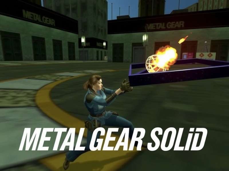 Metal Gear Solid Delta Action Gameplay Demo screenshot showing stealth camo activation in a jungle environment