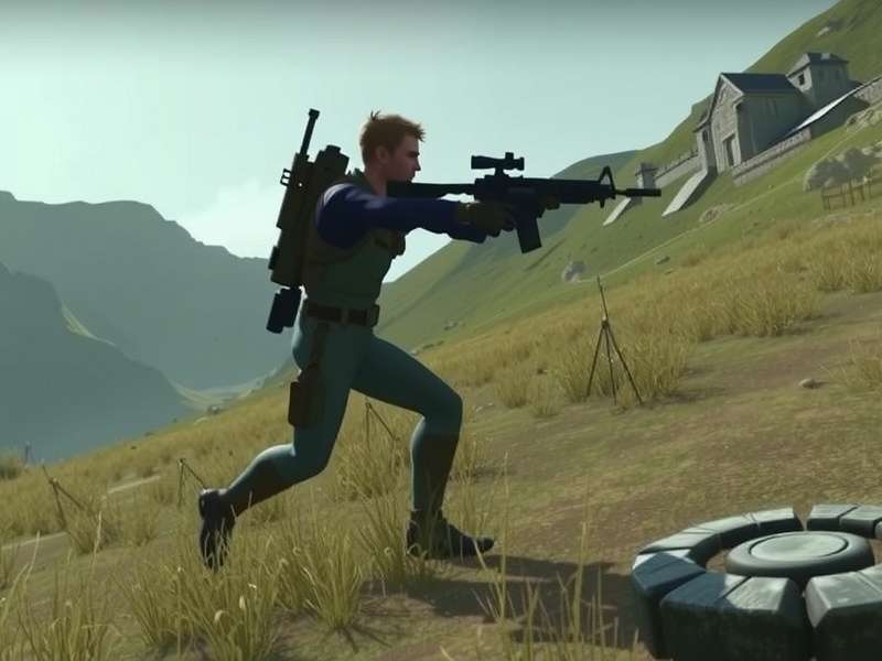 Close-up of a high-tech soldier helmet with digital visor, representing Metal Gear Solid Delta Action