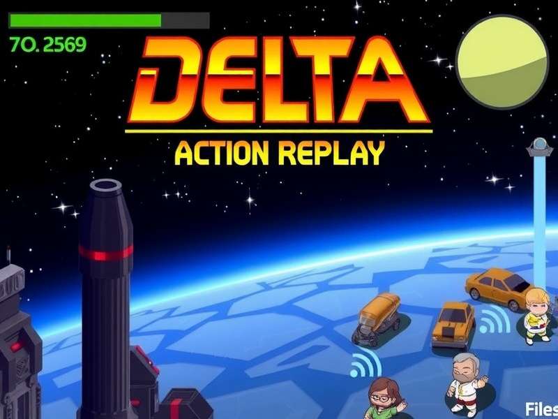 Delta Action Replay device connected to a PlayStation 2 console