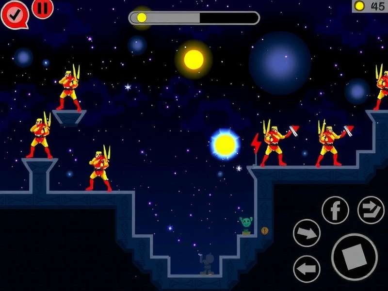 Strategic map for the final boss fight in Soul game showing optimal positions