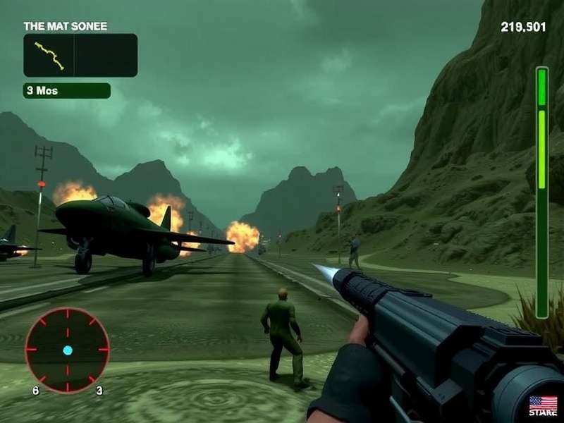Metal Gear Solid Delta Action gameplay screenshot showing stealth combat and tactical action