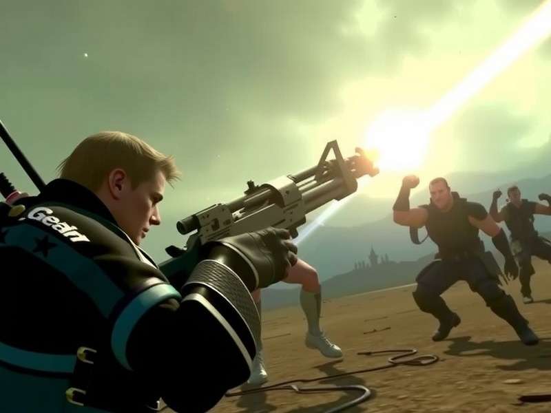 Metal Gear Solid Delta - Snake Eater jungle stealth action gameplay scene with dramatic lighting