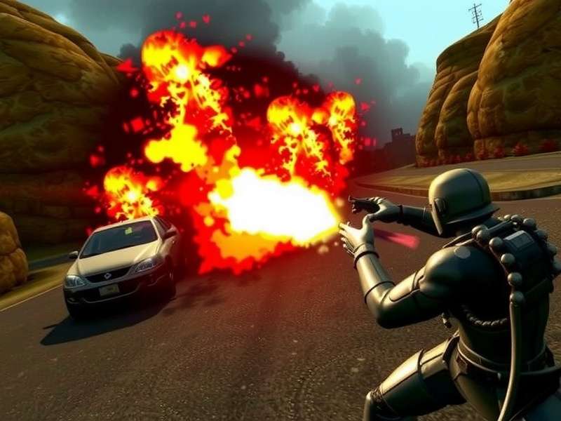 Metal Gear Solid Delta Action Gameplay stealth mission screenshot featuring Snake in tactical gear with night vision and suppressed weapon