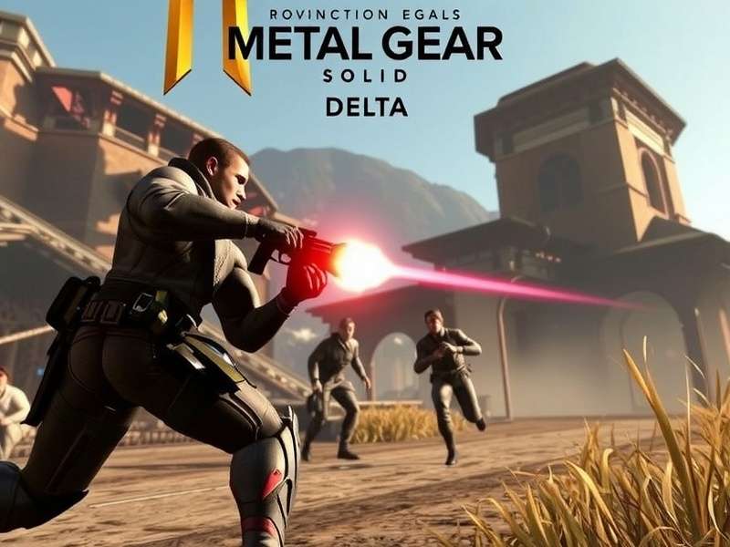 Metal Gear Solid Delta Action stealth gameplay recording session with tactical gear and screen capture setup